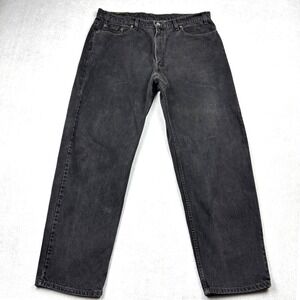 Vintage Levis 550 Jeans Mens 40x32 Black Made in Canada Tapered 90s Denim 550 40
